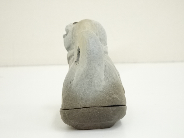  小倉健造　犬香合（共箱）